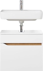 Mobile basso sospeso bianco senza lavello 60x53 cm Set 857 - Pelipal