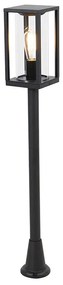 Lampada da terra per esterni industriale nera 100 cm IP44 - Charlois