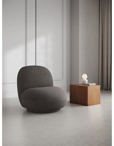 Poltrona grigia in tessuto bouclé Chuck - Micadoni Home