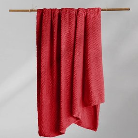 Coperta in microfibra rossa, 220 x 240 cm Henry - DecoKing
