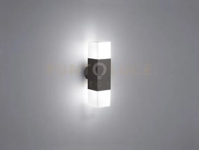 Hudson applique da esterno 2 luci attacco e14 incluse colore antarc...