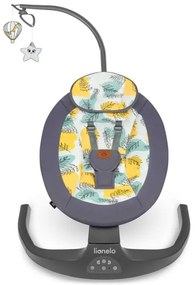 Lionelo - Sdraietta RALF con melodia, 4xAA, grigio cemento + telecomando