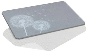 Tappetino da bagno grigio in terra di diatomee 39x60 cm Astera - Wenko