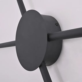 Brilagi - Applique a LED LUGO QUATTRO LED/16W/230V nero