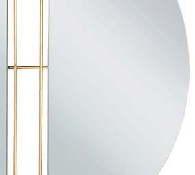 Specchio rotondo in metallo ø 52 cm oro ATTIN Beliani