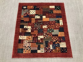 Loribaft Tappeto persiano 110x130 (Iran) Annodato A Mano