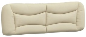 Cuscino testiera crema 160 cm in tessuto