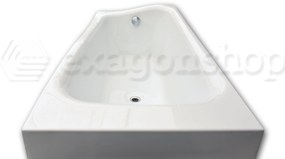 Teuco Kinea Vasca 170x70 da incasso con Pannello Frontale Bianco europeo
