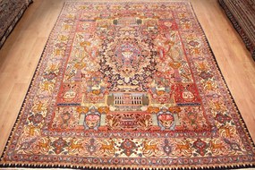 Kashmar Tappeto 390x290 (Iran) Annodato A Mano