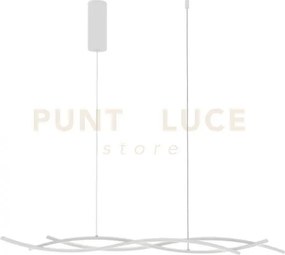 Lampadario a sospensione led kinetic bianca 40w 5100lm cct 3000k 40...