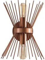 Lampada da parete 23x16x33 cm rame in metallo