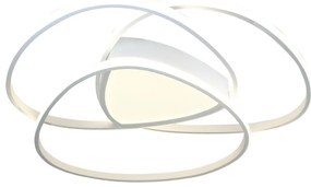 Plafoniera LED garage essentiel SALAZAR, bianco 70x10 cm, luce calda, 5400 lumen