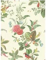 Florale Tapete Floris von Eijffinger - Beige