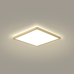 Brilagi - Plafoniera da bagno ULTRA SLIM LED/18W/230V 30x30 cm oro IP54