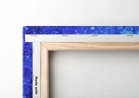 Quadro su tela – Albero della vita su sfondo blu