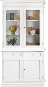 JAQUELINE - credenza con vetrina in legno massello