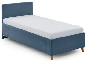 Letto da bambini blu imbottito rete non inclusa 140x200 cm Cool – Meise Möbel