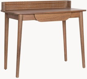 Scrivania in legno di mango fatta a mano con cassetto Sanat