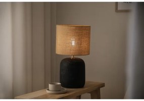 Markslöjd 108684 - Lampada da tavolo MONTAGNA 1xE14/40W/230V 45 cm beige/nero