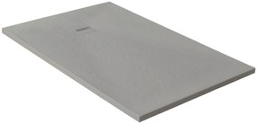 Piatto doccia MOLDCOM COMPOSITES in resina Cosmos Stone grigio L 70 x L 120 x H 4 cm opaco