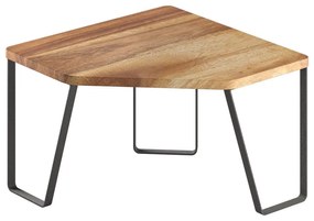 Ripiano aggiuntivo ad angolo nero opaco/di colore naturale in legno 25x25 cm York – Metaltex