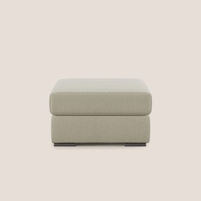 Sun pouf apribile contenitore in tessuto smacchiabile ad acqua T05 panna