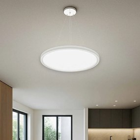 Pannello LED Rotondo a Sospensione 50W Slim CCT Ø600mm IP20 - Bianca Colore Bianco Variabile CCT