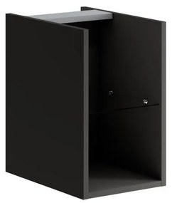 Scocca per base sottolavabo Opera laccato opaco grigio antracite L 30 x H 50 x P 45.5 cm