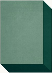 Tappeto in lana a pelo corto tessuto a mano Tekla Box