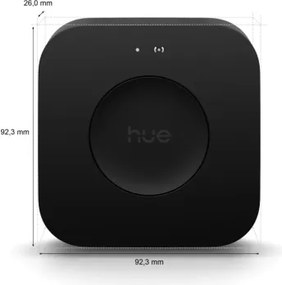 Philips - Dispositivo di collegamento Hue BRIDGE PRO nero