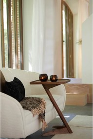 Tavolino in legno di mango 42x45 cm Qiano - Light &amp; Living