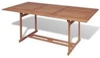 Tavolo da Giardino 180x90x75 cm in Massello di Teak