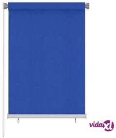 vidaXL Tenda a Rullo per Esterni 100x140 cm Blu HDPE