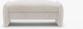 Pouf Georgia in chenille Silencio – 115x70 cm