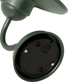 Lampada da parete moderna per esterno verde scuro IP44 - Kansas