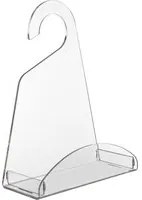 Mensola doccia Clio con gruccia 24x31,5x10 cm trasparente Iplex