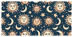 Quadro su tela – Sole e luna