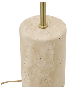 Lampada da terra beige con paralume in metallo (altezza totale 155 cm) Sheffield – House Nordic