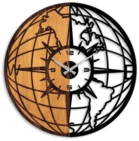 Orologio da parete diametro 56 cm 1xAA legno/metallo