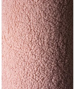 Cuscino per divano da bambini rosa con rivestimento in bouclé Star – Wigiwama