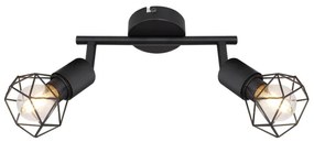 Globo - Faretto LED XARA 2xE14/6W/230V nero