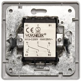 Interruttore a muro per casa doppia alternata 250V/10A