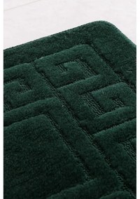 Tappeto da bagno verde scuro 60x100 cm Ethnic - Foutastic