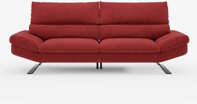 Eclipse Divano dal design moderno 2 e 3 posti con schienali traslanti - piedini alti in elegante microfibra smacchiabile T11