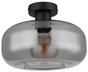 Globo 15566D - Lampadario a plafone GIUSEPPE 1xE27/40W/230V diametro 28 cm grigio