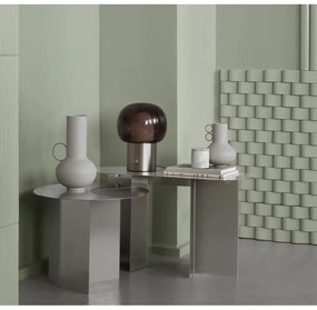 Tavolino rotondo in acciaio inox ø 50 cm Oru – Blomus