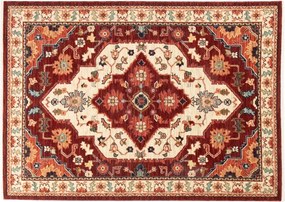Tappeto Rubis Carmen 1 INSPIRE in lana rosso L 230 x L 160 cm