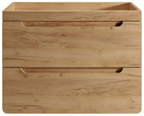 Mobile sotto lavabo sospeso 80 cm Naturale - ARUBA