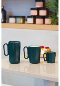 Tazze in set per espresso in verde scuro in gres 2 pz 80 ml Fuori – Vialli Design