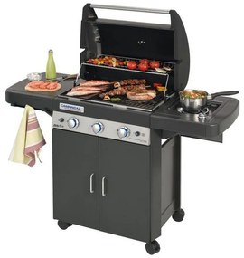 1PZ BARBECUE DUALGAS 3 SERIES CLASSIC LS PLUS DARK cm. 120,5x60x116 h